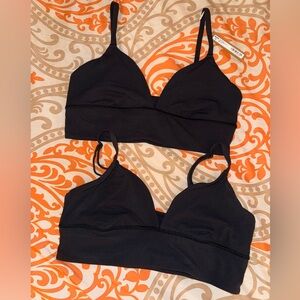 Skims Triangle Bralettes